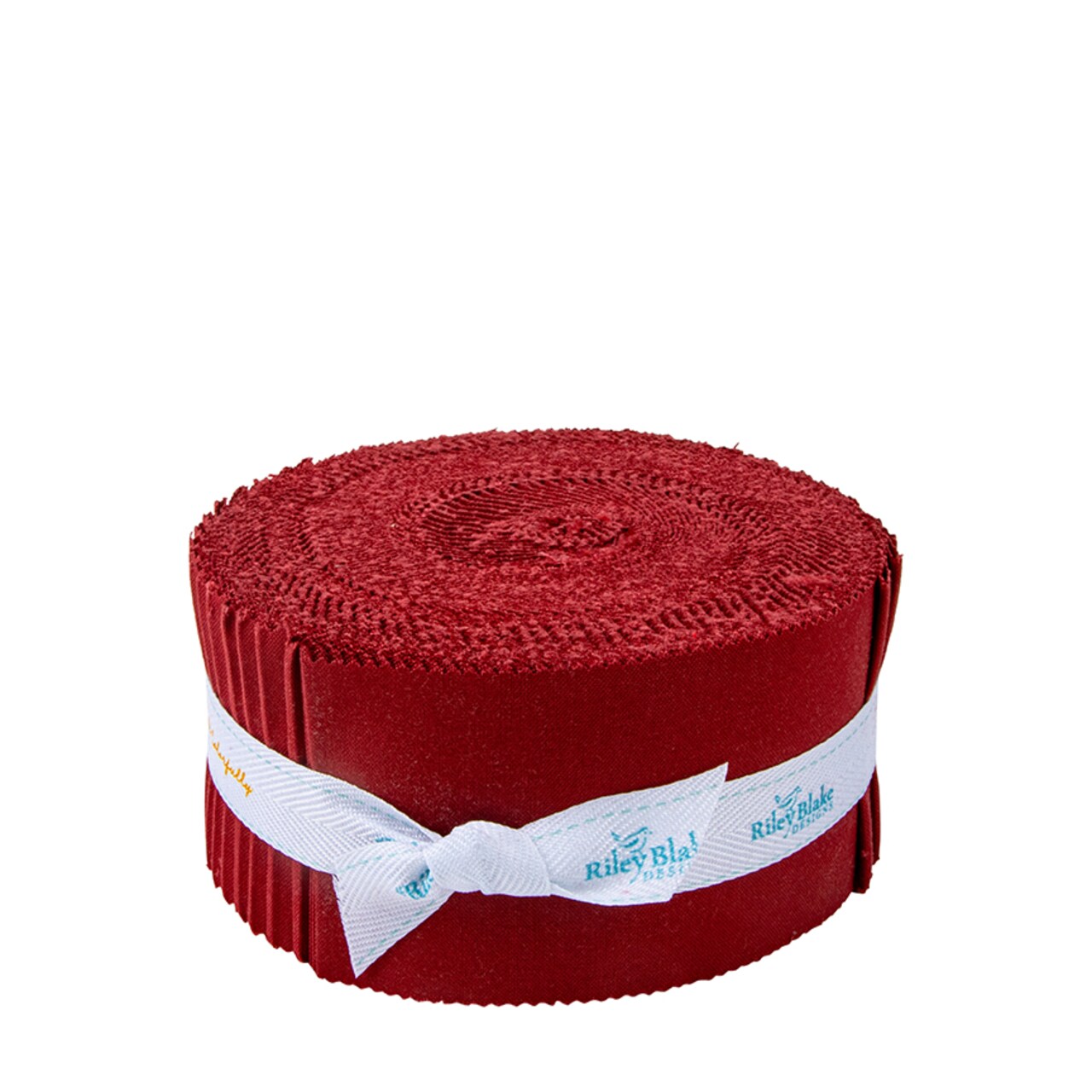 Confetti Cotton 2.5" Strip Roll (Jelly Roll / Rolie Polie) in Dahlia Red by Riley Blake (RP-120-DAHLIARED-40)